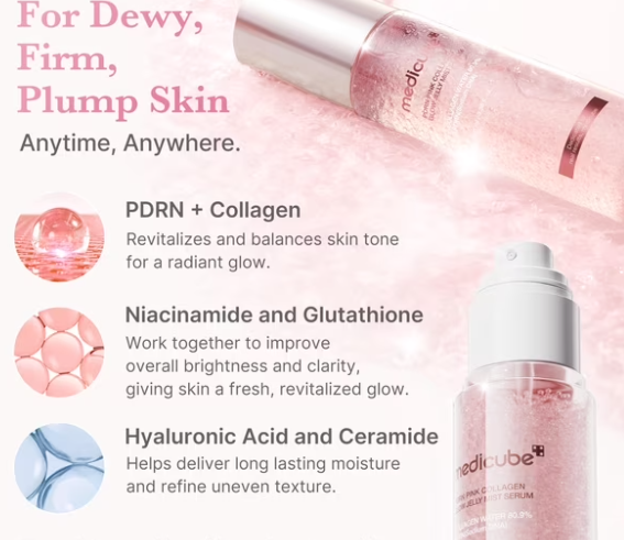 Medicube PDRN Pink Collagen Glow Jelly • Skincare Coreano Chile | ISEORA