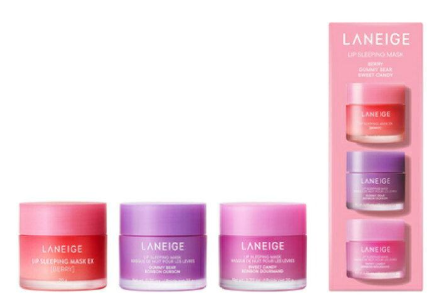Laneige Lip Sleeping Mask Trio Set • Tratamiento de Labios Chile | ISEORA