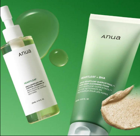Duo Heartleaf Balance ANUA • Tratamiento Acné y Rosácea Chile | ISEORA